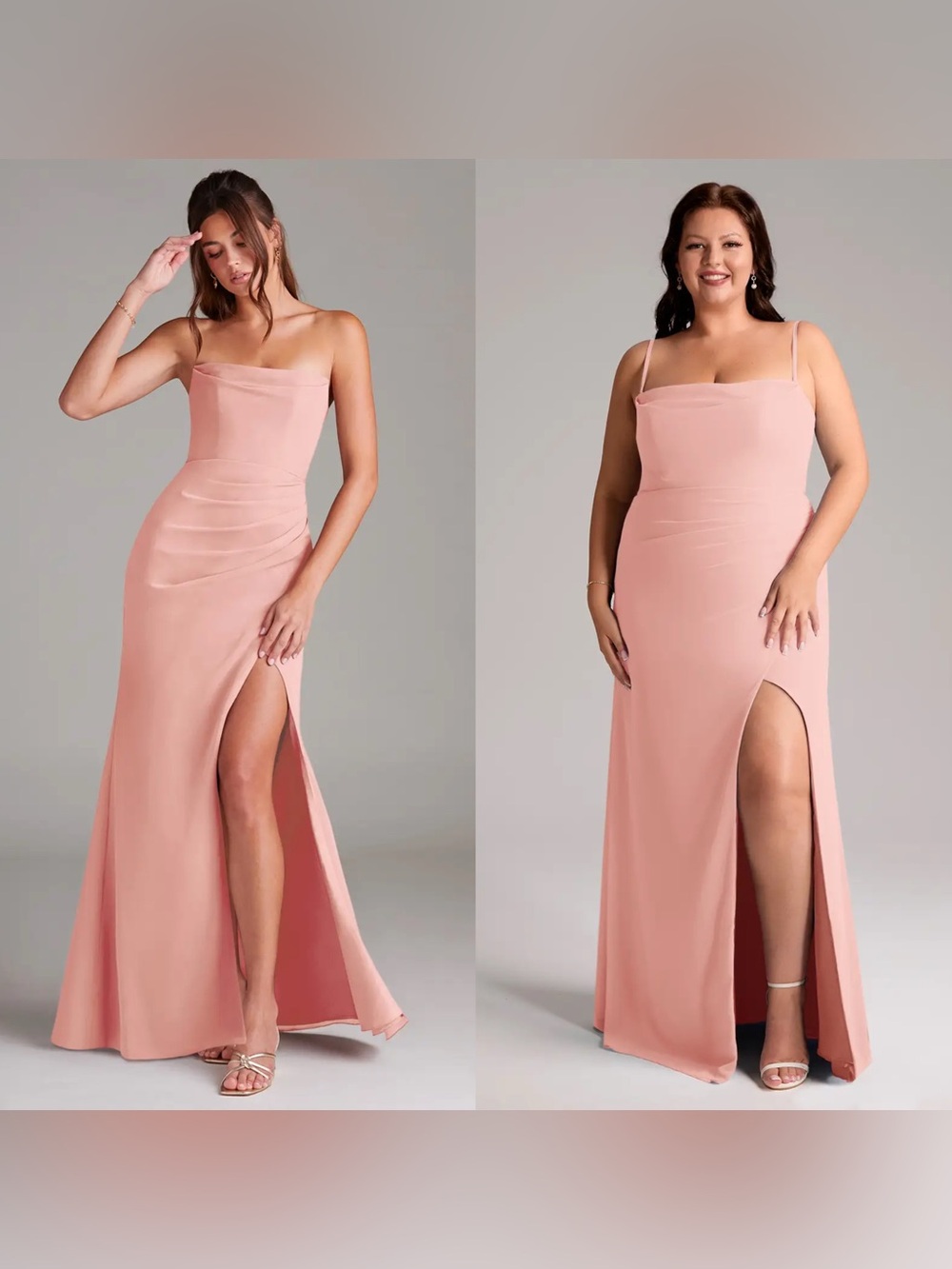 🌸 Azazie Leonis Rosette Chiffon Convertible Dress 🌸